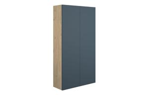 Eden 600mm Slim 2 Door Storage Unit - Matt Arley Blue (Oak Cab)